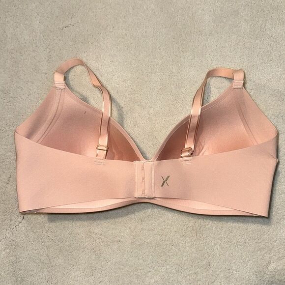 KNIX Wing Woman Contour Bra in peach- KNIX Size 28” Padded Wirefree - Picture 2 of 4